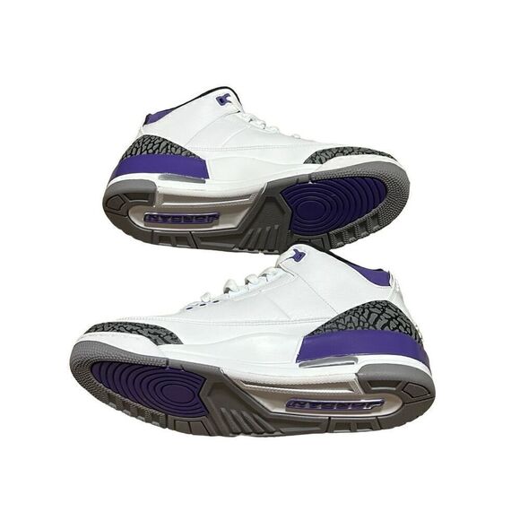 Air Jordan 3 Retro Mid Dark Iris Sz 9.5 READ DESCRIPTION main image 4